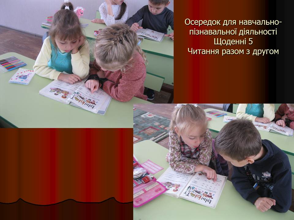 Осередок навчально-пізнавальної діяльності 1-А Осередок навчально-пізнавальної діяльності 1-А